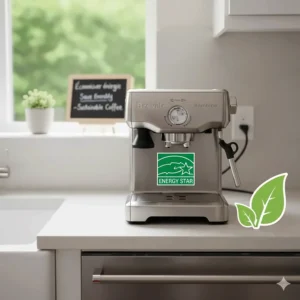 Eco-friendly and energy-efficient budget espresso machine suitable for the sustainability-conscious Canadian market.