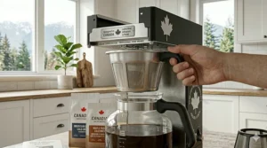 A commercial cold brew maker for home, labeled as a Canadian-market specialty coffee brewer.