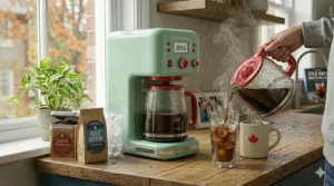 Versatile iced coffee maker under $100, perfect for refreshing summer drinks in Ontario and British Columbia.