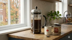 Compact single-serve coffee maker under $100 ideal for small Canadian apartments and urban condo living.