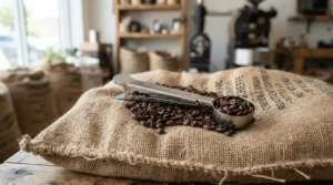 A multi-functional coffee scoop and measuring spoon set featuring an integrated bag-clip design